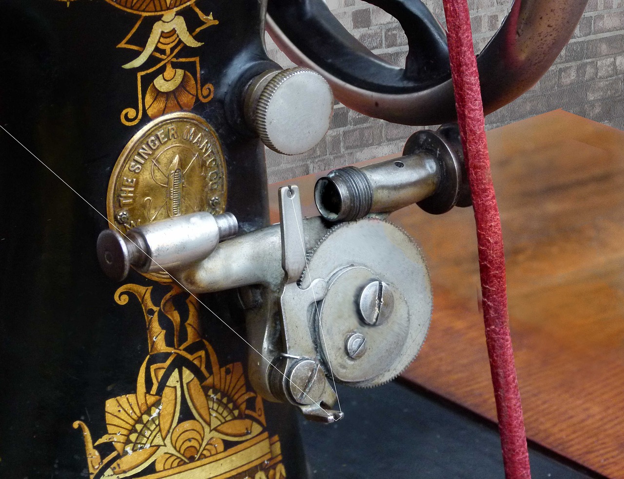 sewing machine antique bobbin winder 1890 free photo