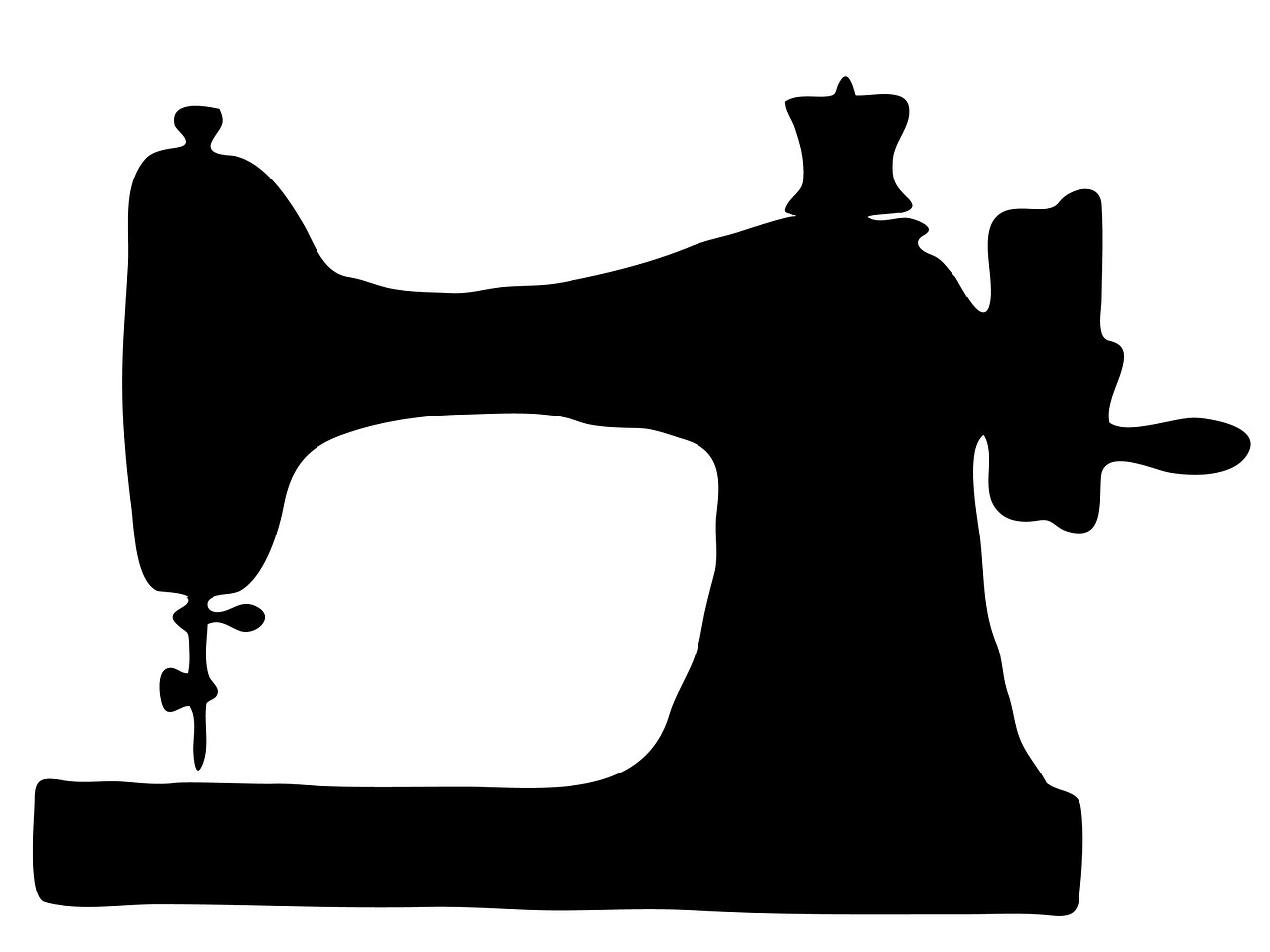 sewing machine silhouette machine free photo