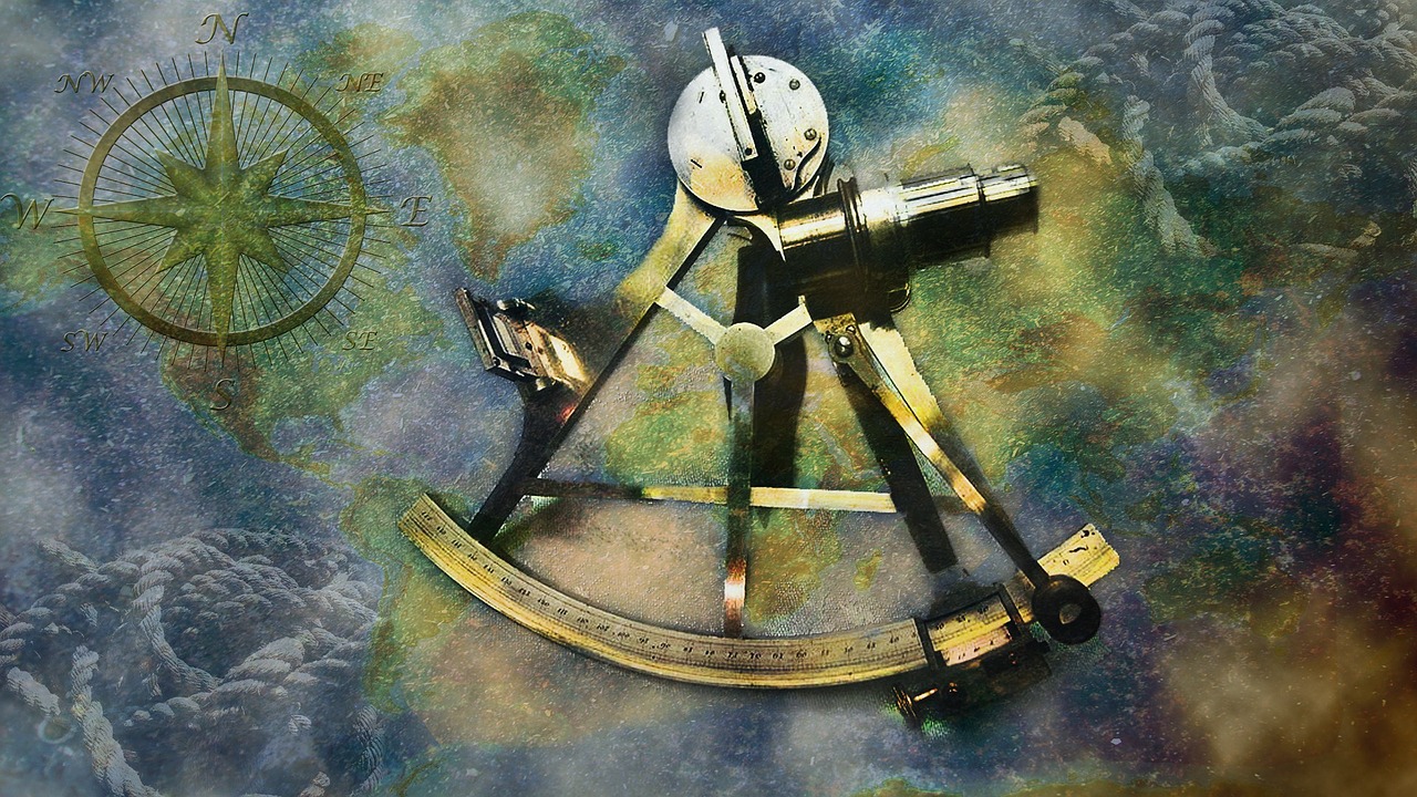 sextant navigation points of the compass free photo