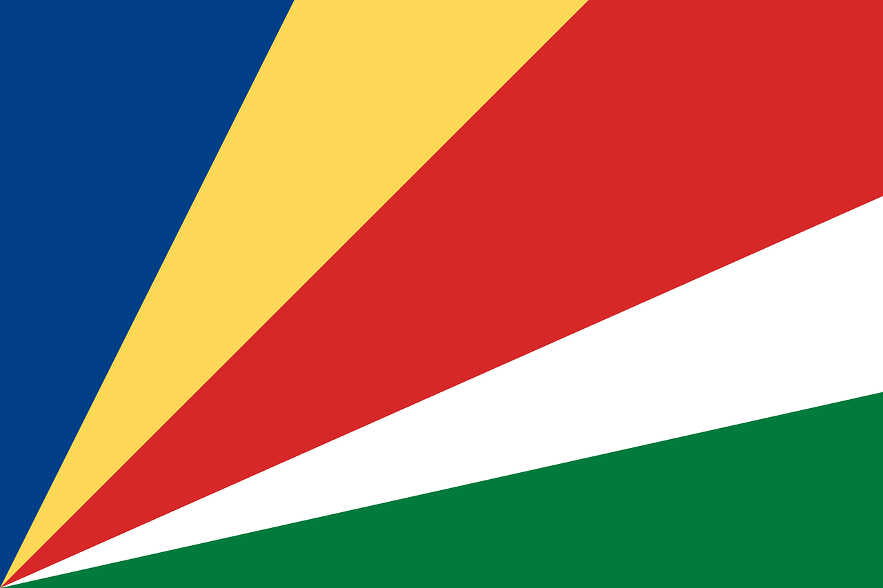 seychelles flag national flag free photo