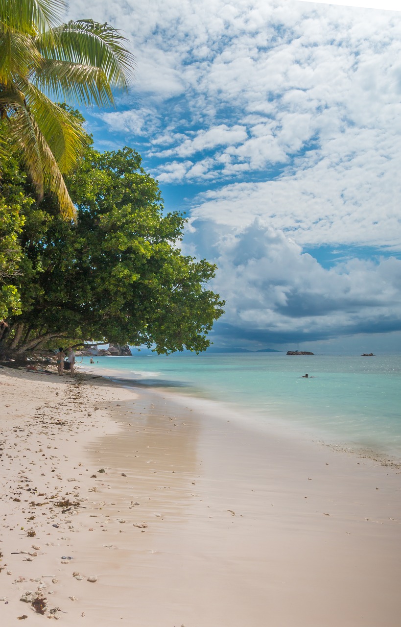 seychelles  la digue  beach free photo