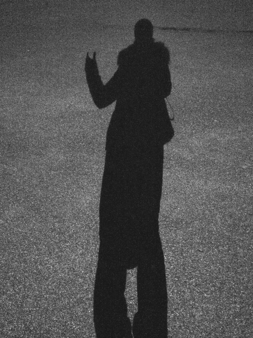 shadow night human free photo