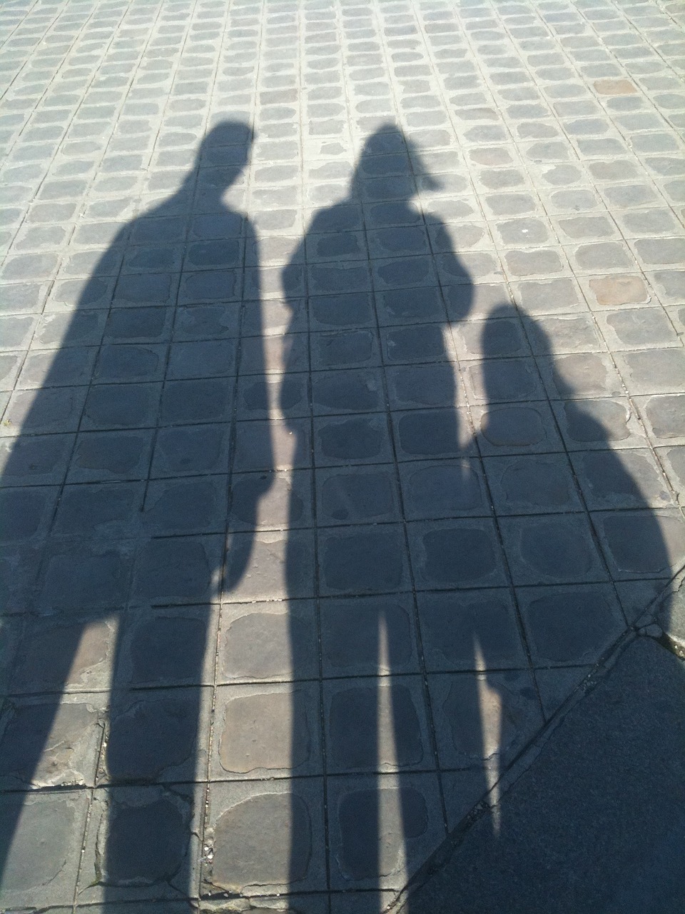 shadow family grey free photo