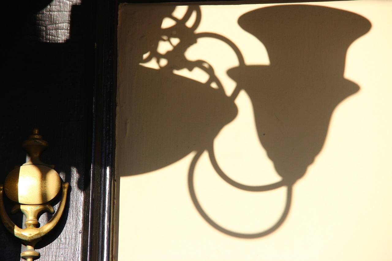 shadow lamp street lamp free photo