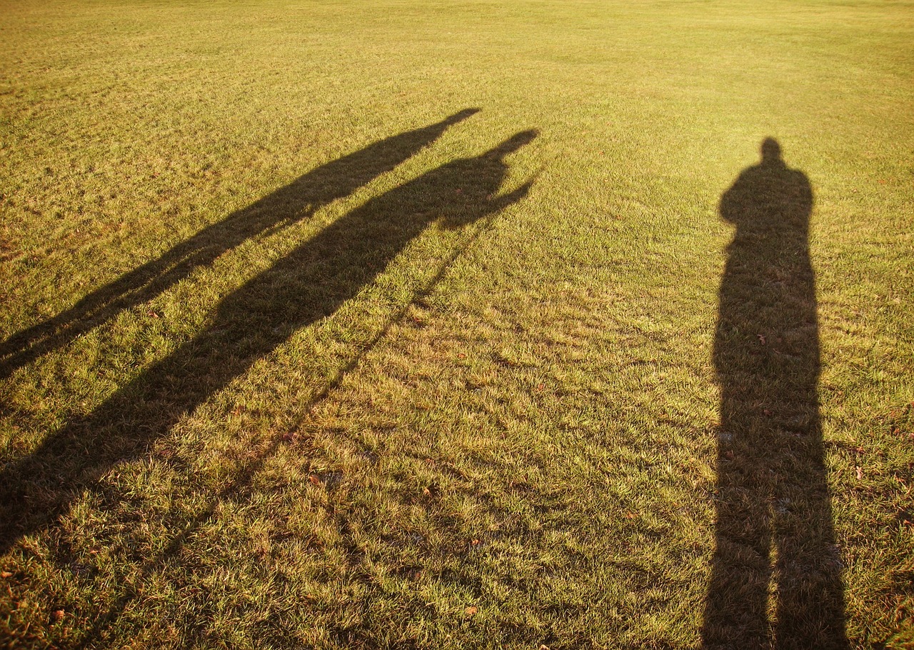 shadows men three free photo