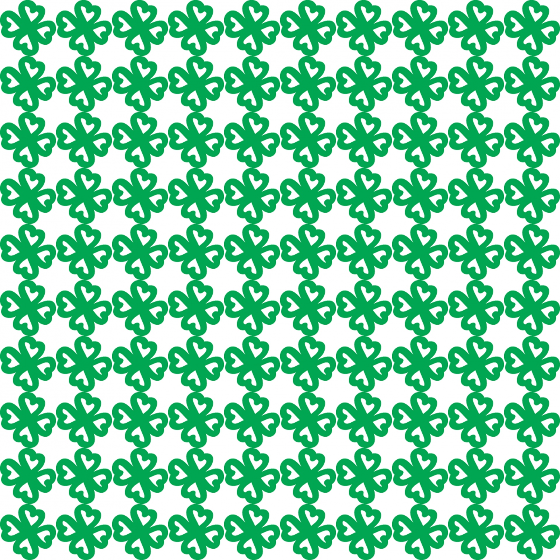 shamrocks green pattern free photo