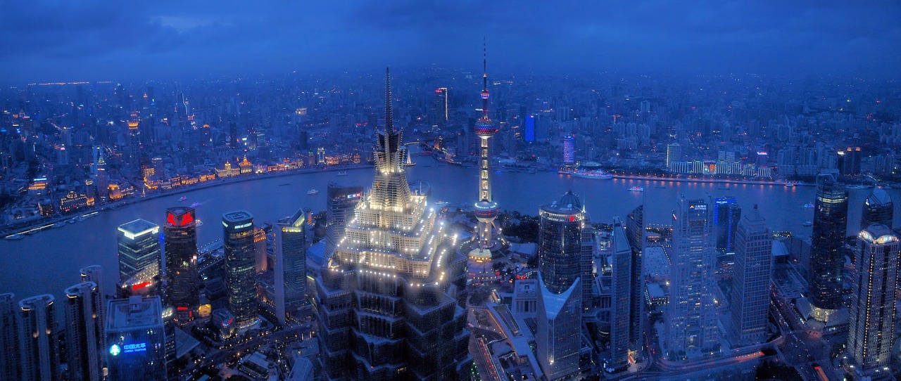 shanghai janmao tower panorama free photo