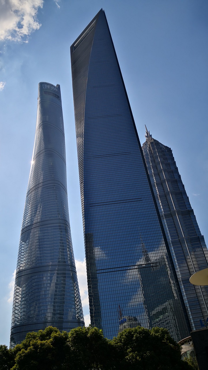 shanghai  skyscraper  building free photo