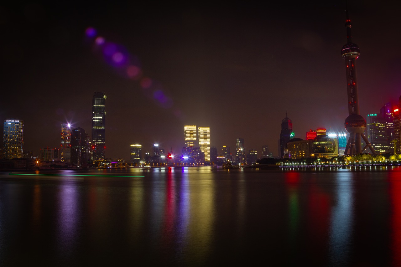 shanghai  skyline  metropolis free photo