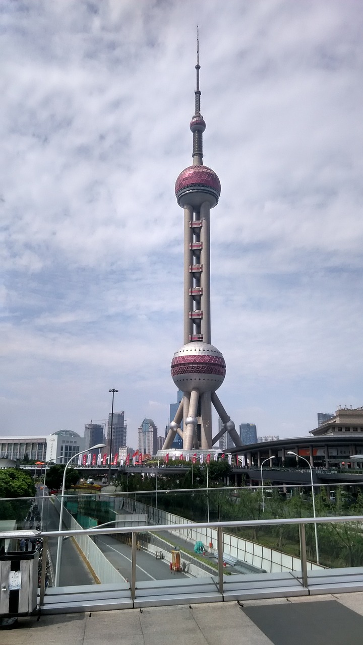 shanghai china oriental pearl television tower free photo
