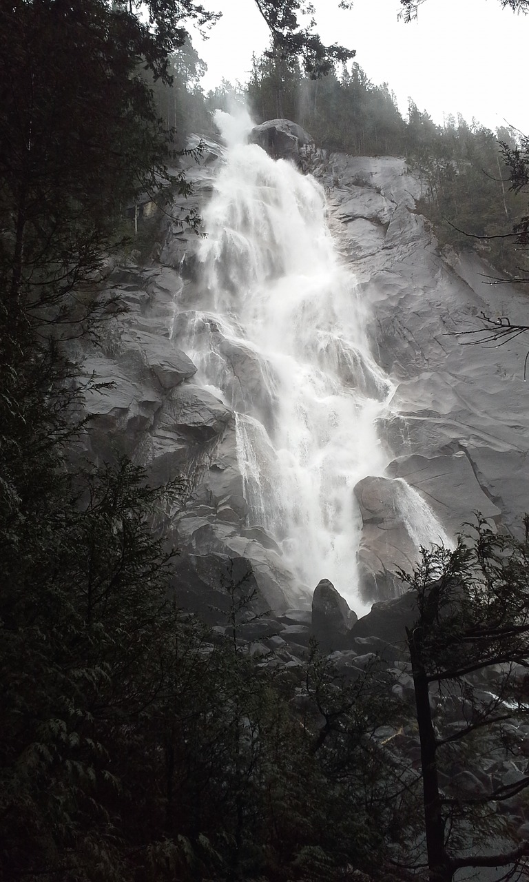 shannon falls british columbia squamish free photo