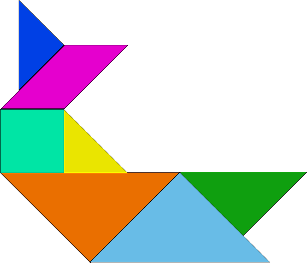 shapes tangram chinese free photo