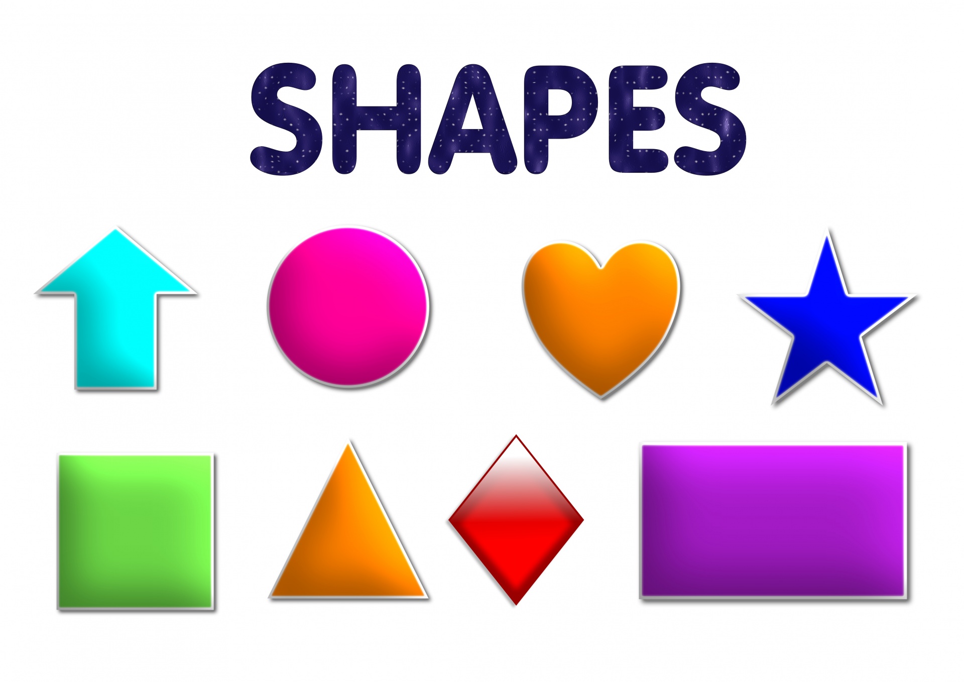 shapes learn kids free photo