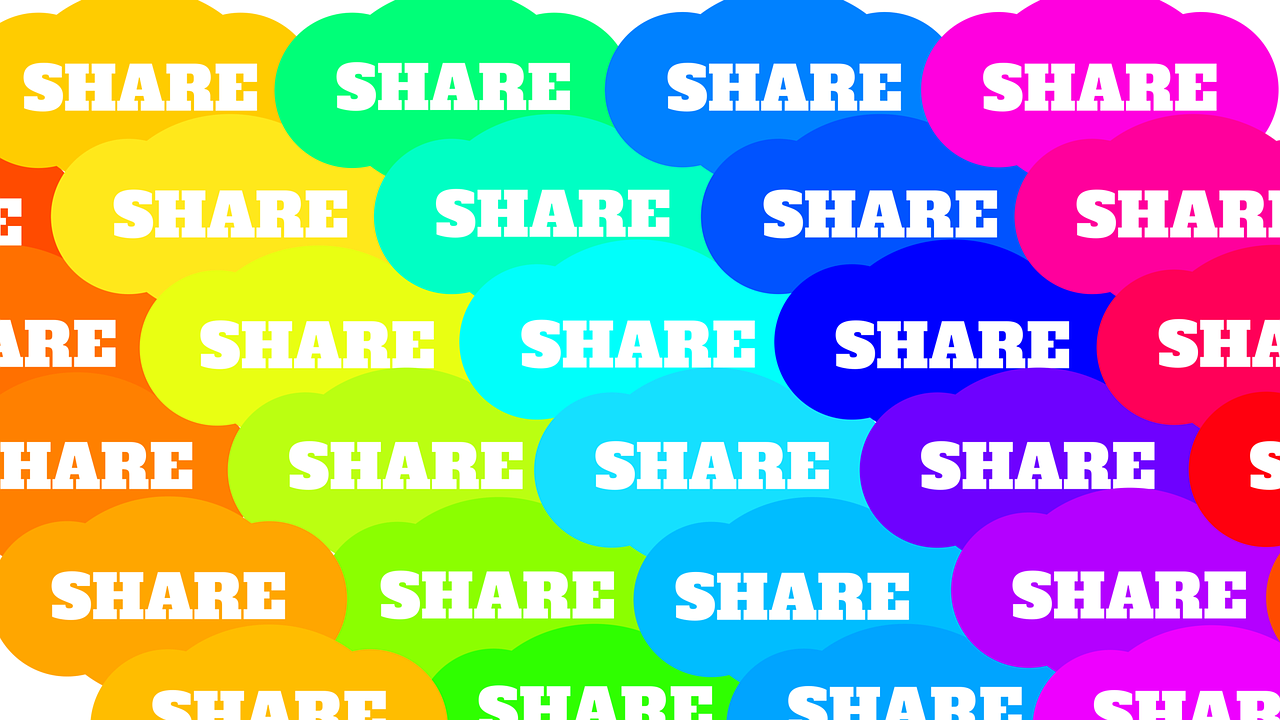 share sharing bubble free photo