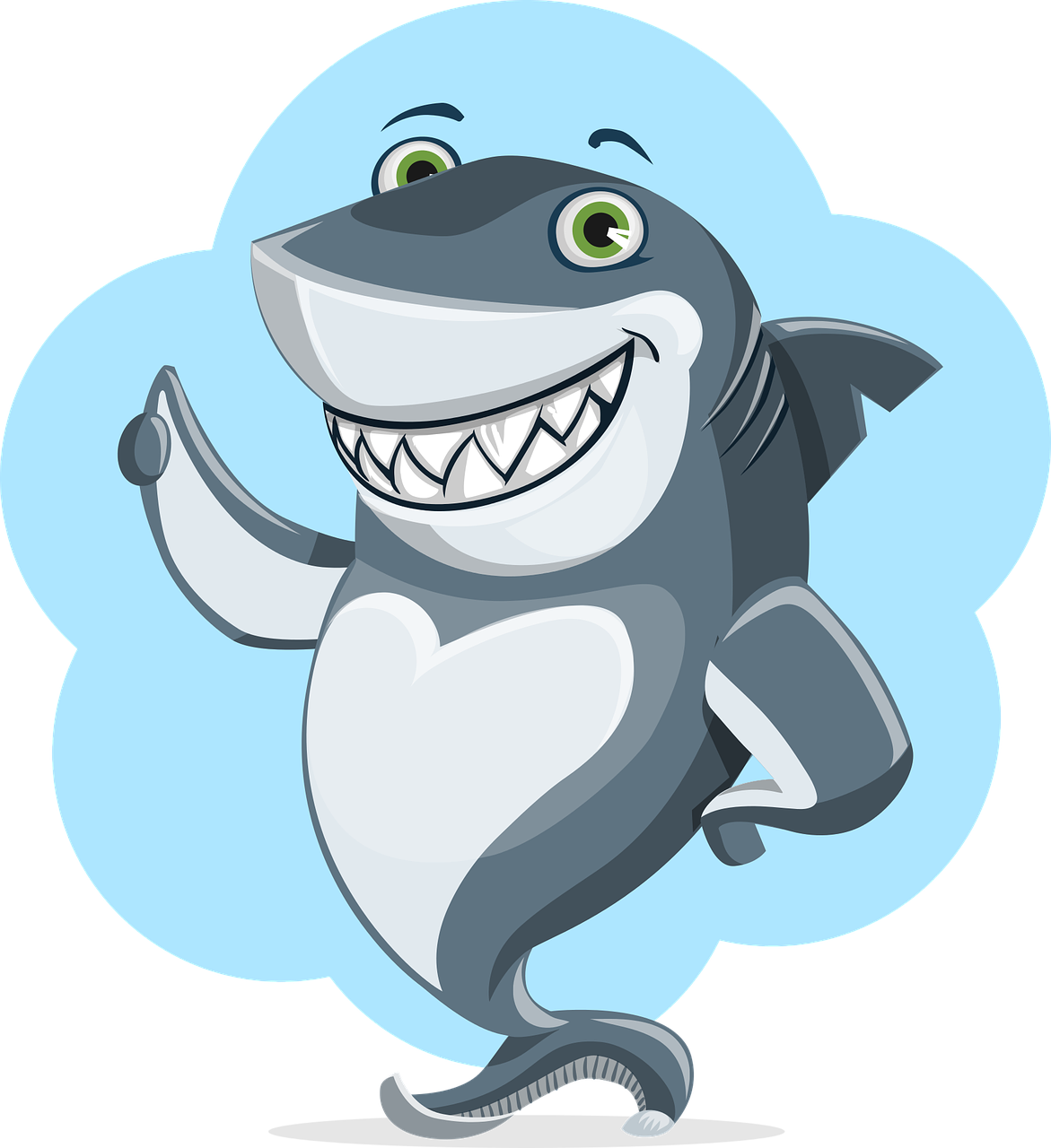 shark animal character free photo