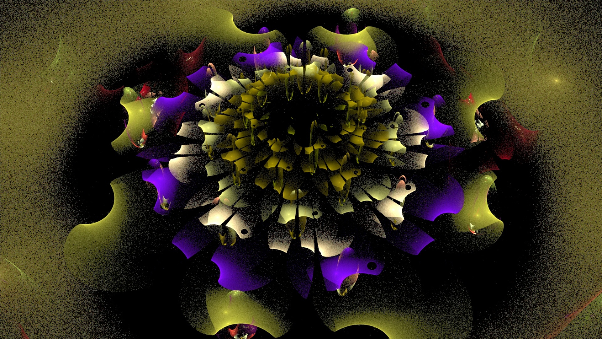 sharp fractal flower free photo