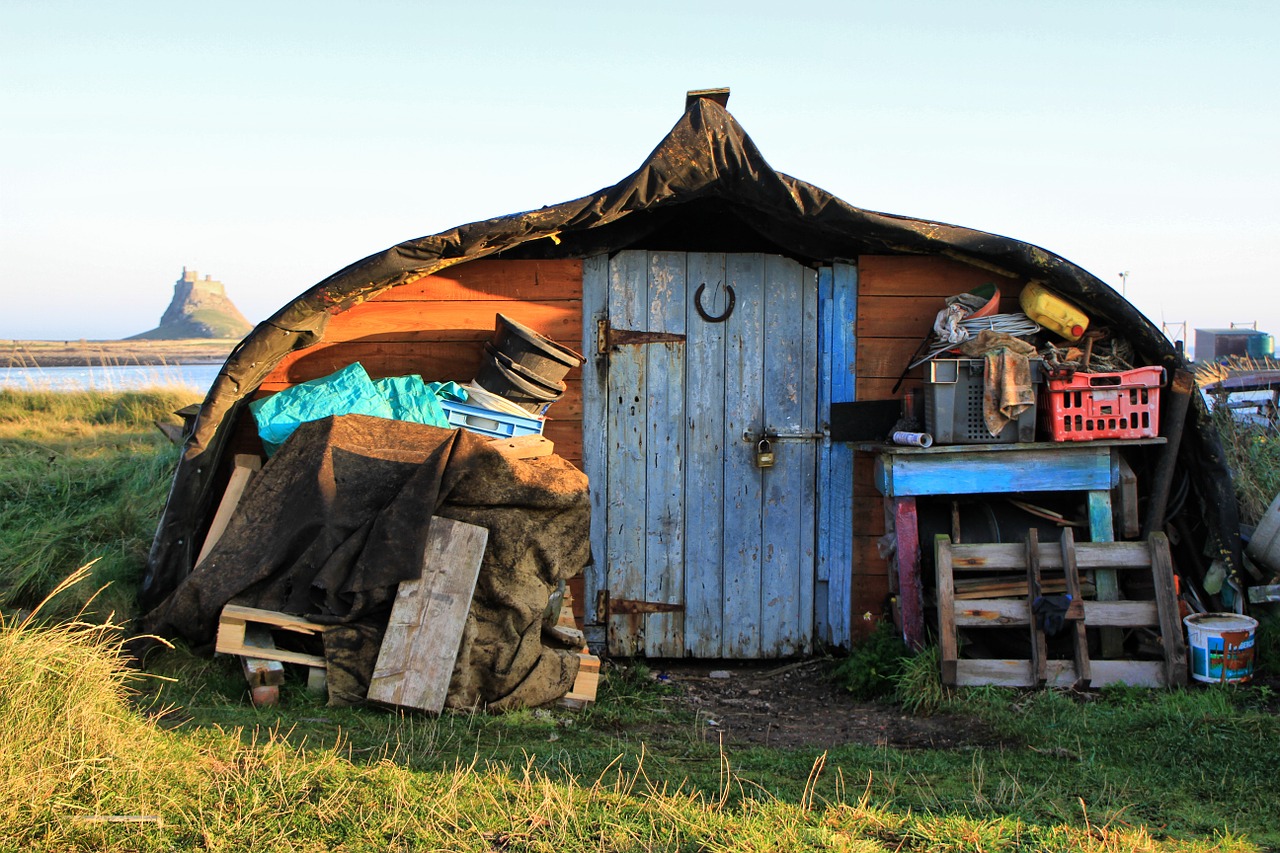 shed hut old free photo