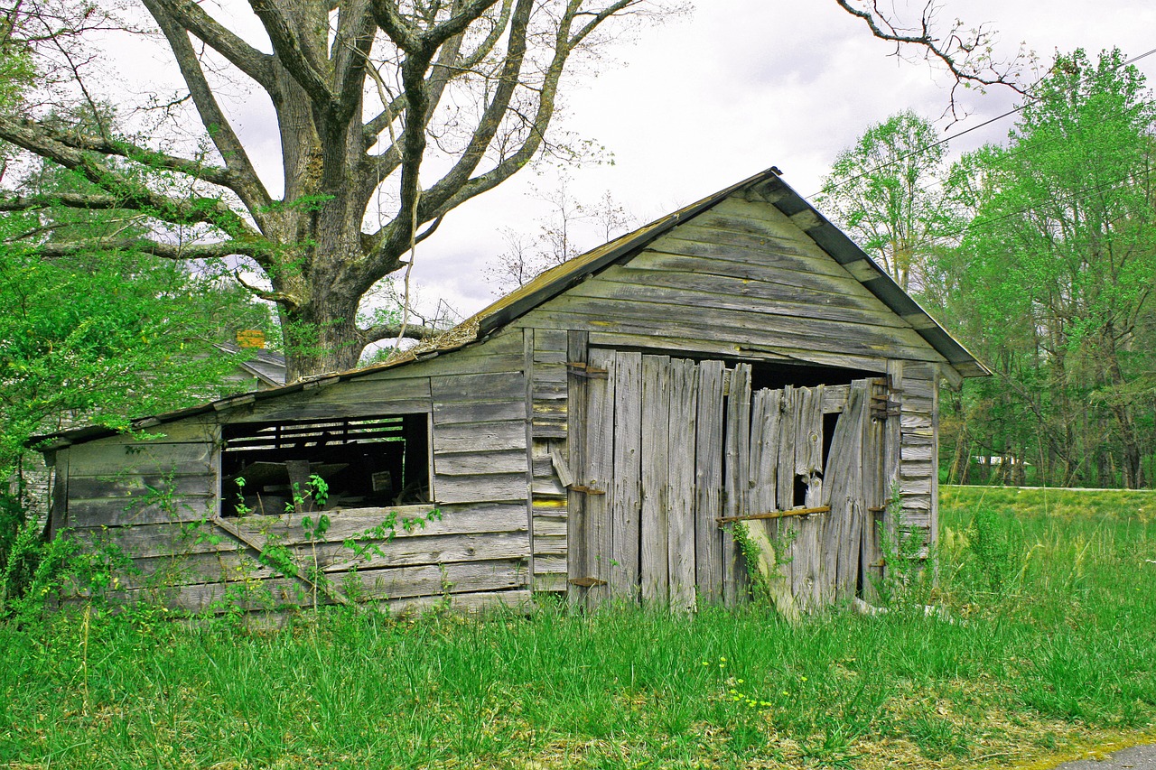 shed old rural free photo