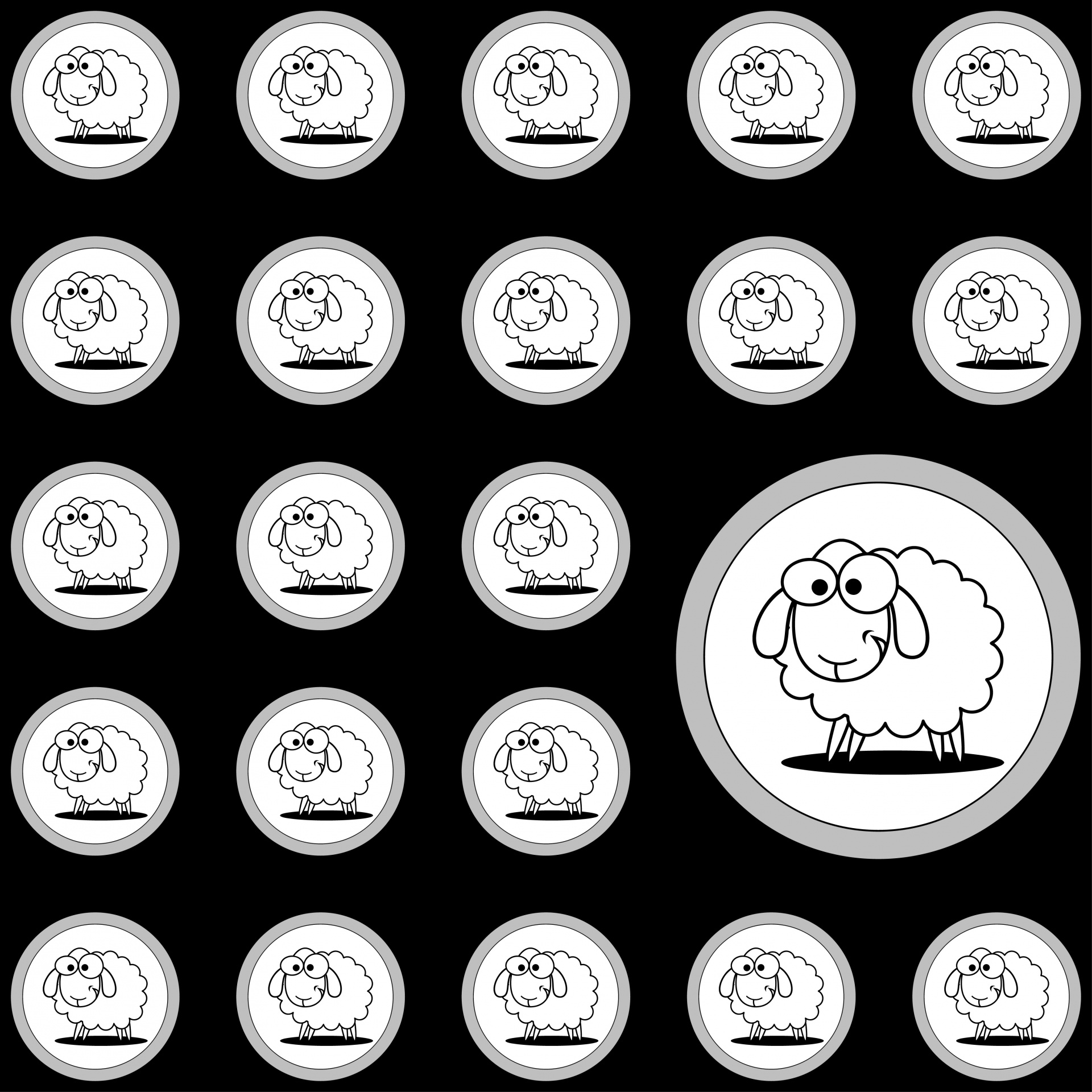 sheep cartoon funny free photo