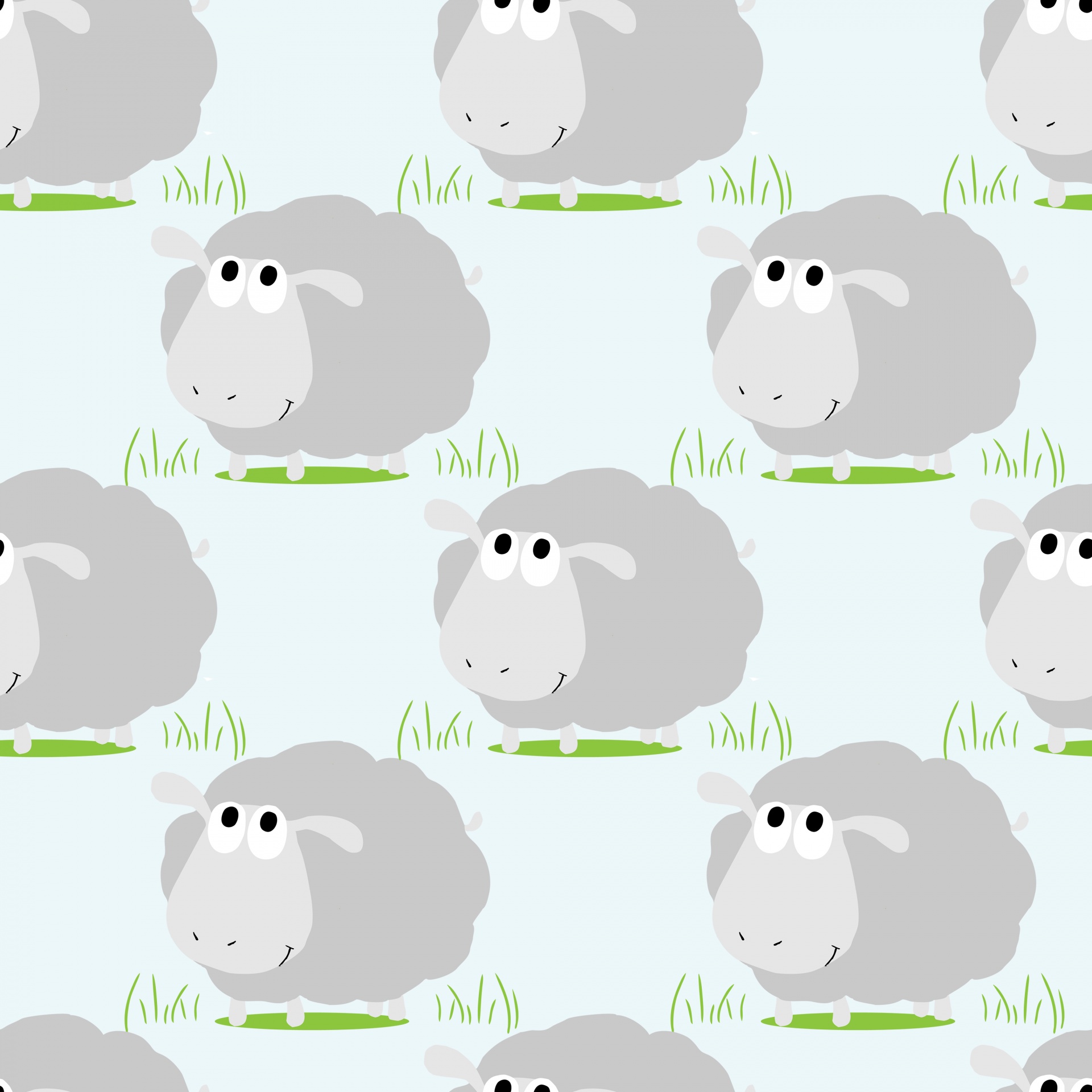 sheep cartoon illustration free photo