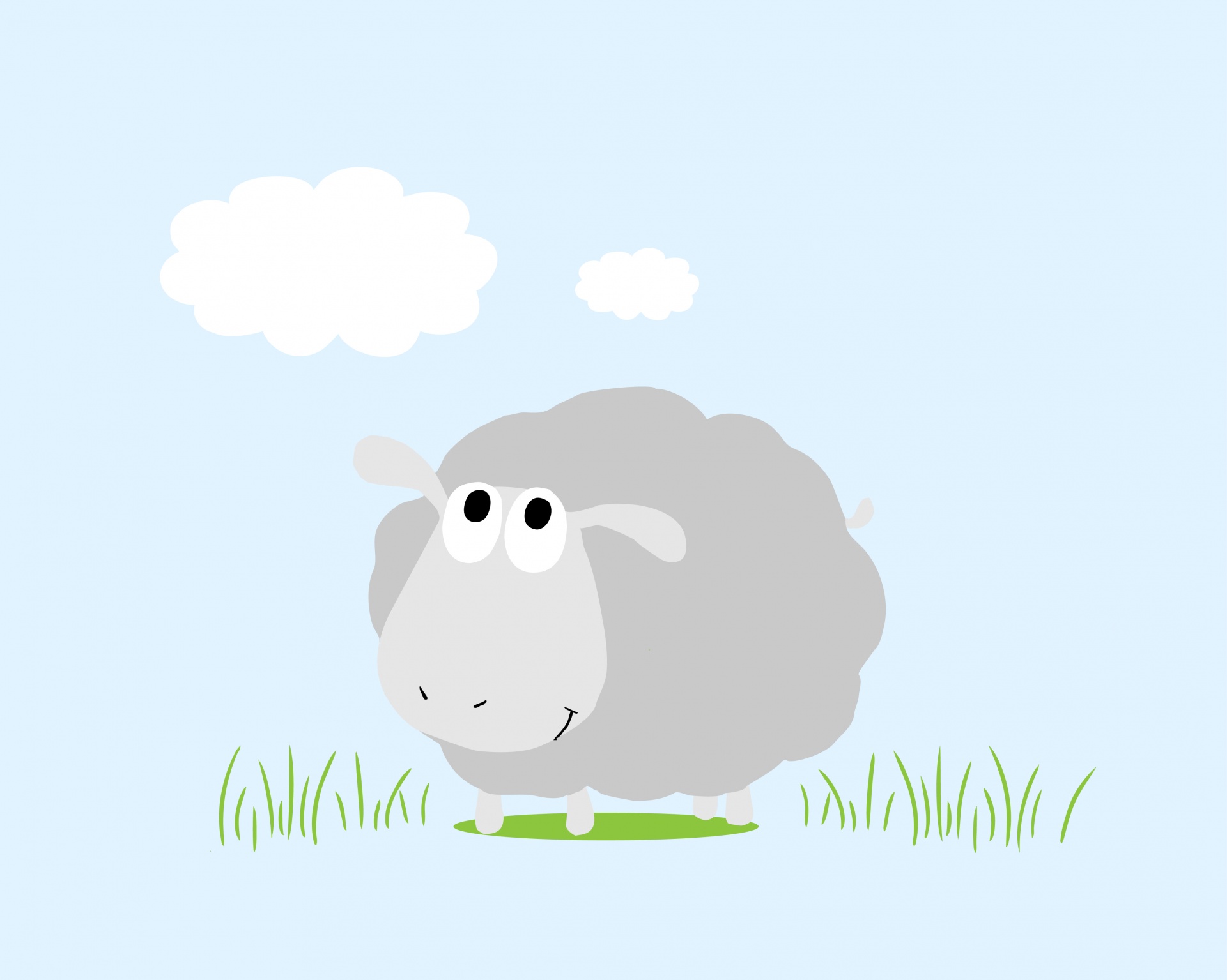 sheep illustration cartoon free photo