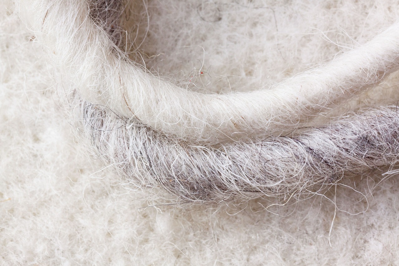 sheep's wool sheep wool-felt natural fiber free photo