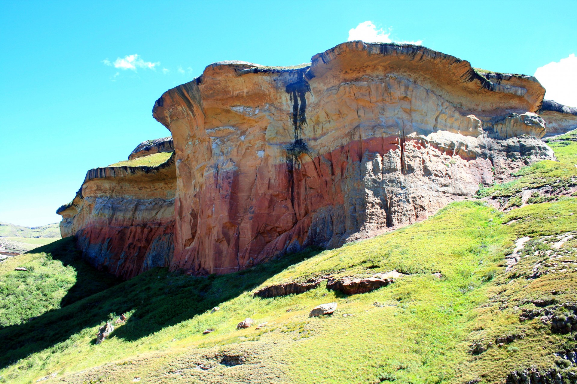 mountains drakensberg golden gate national park free photo