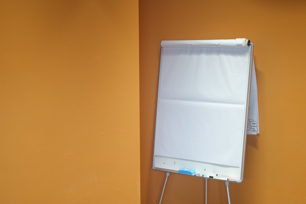 sheet paper flip chart free photo