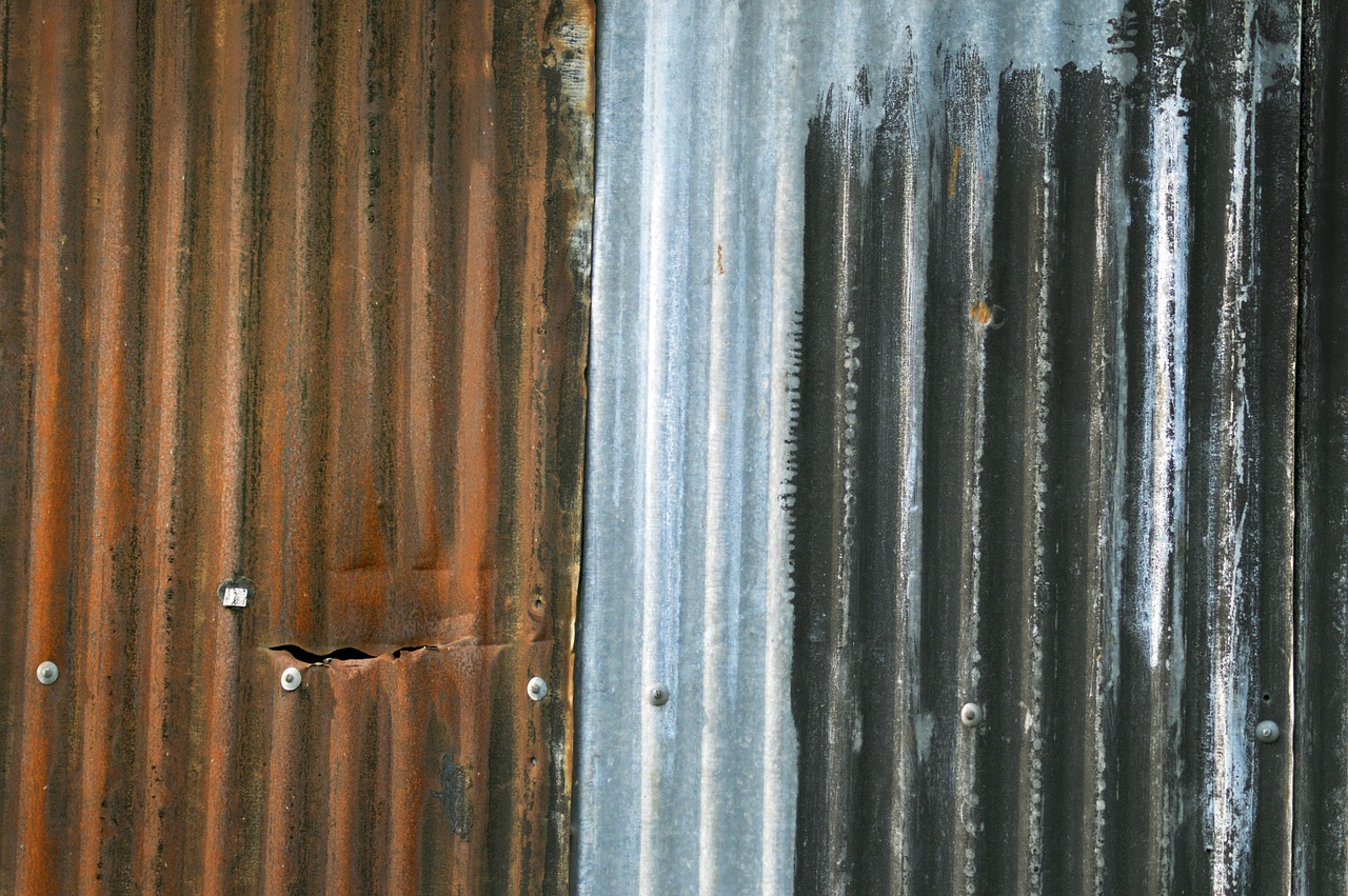 sheet corrugated rust free photo