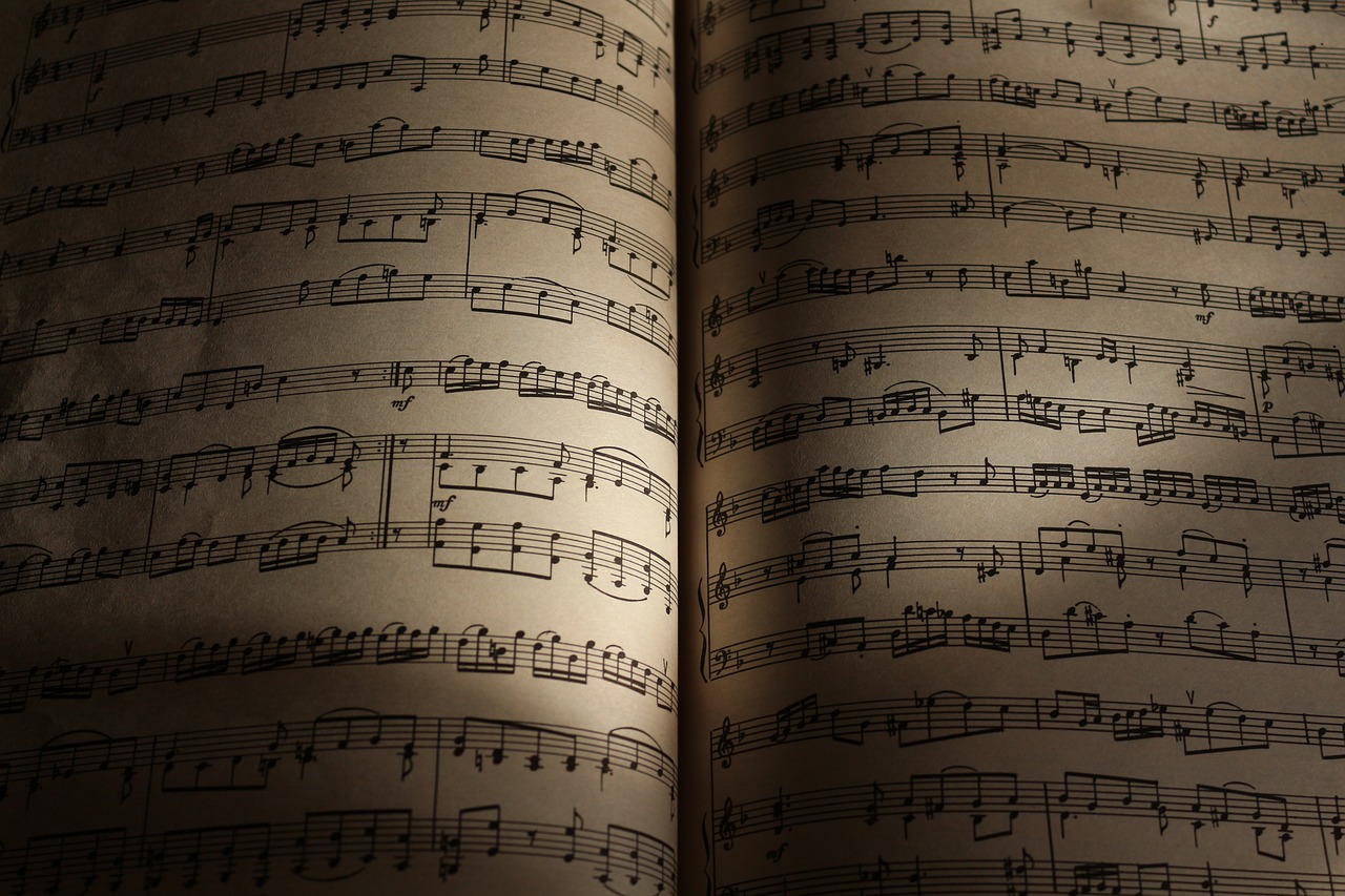 sheet music book game free photo