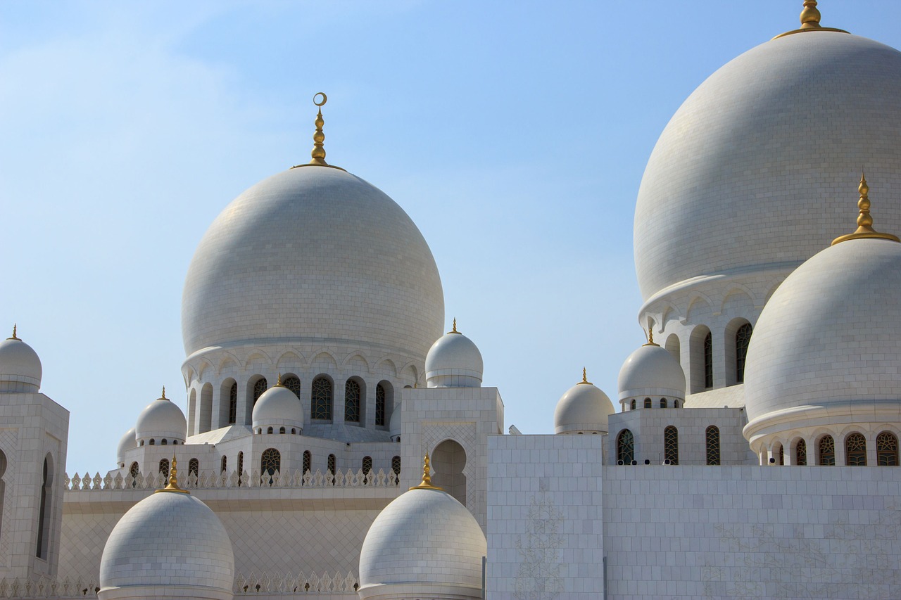 sheihk zayed mosque abu dhabi religious free photo