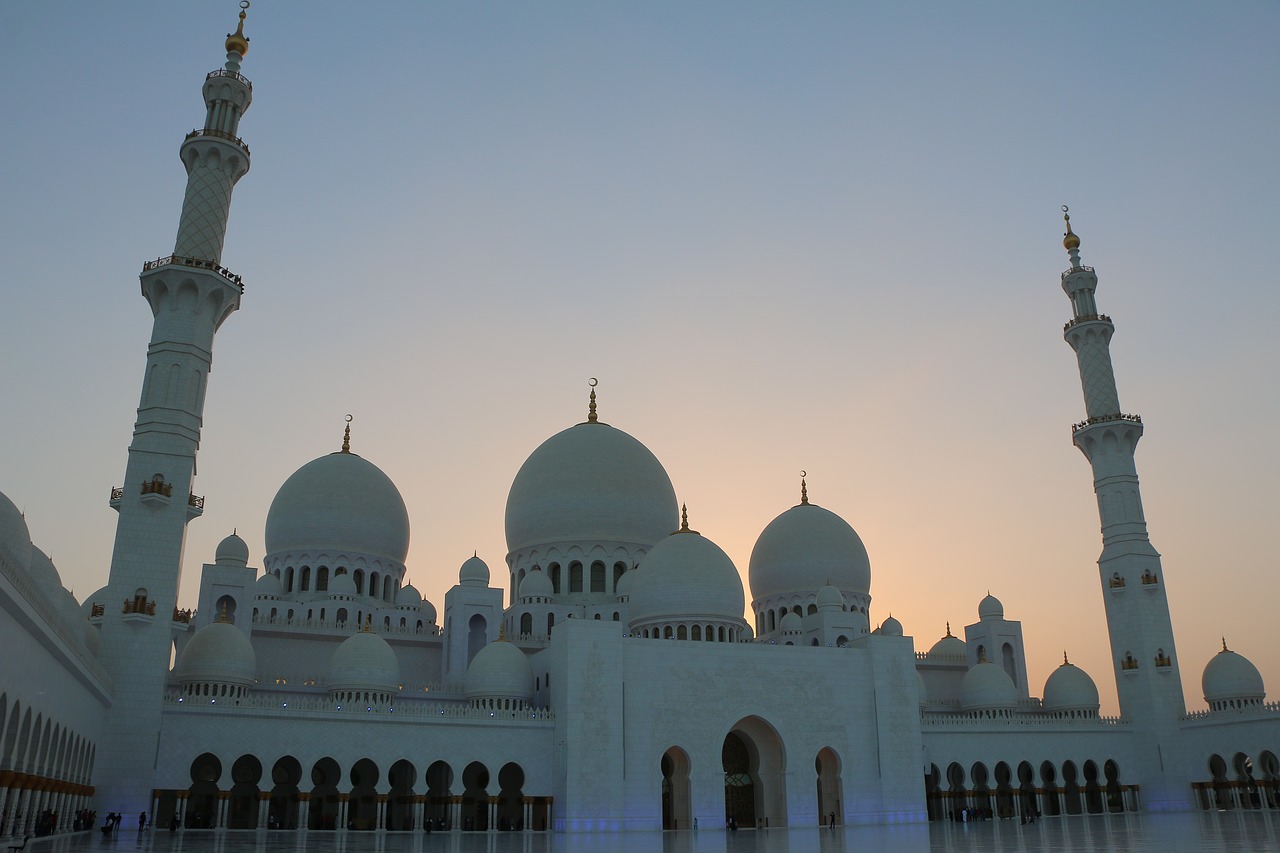 sheikh zayed mosque free photo