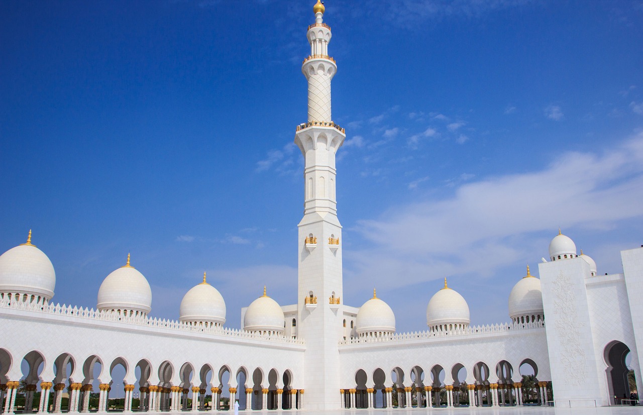 sheikh zayed mosque abu dhabi abu free photo