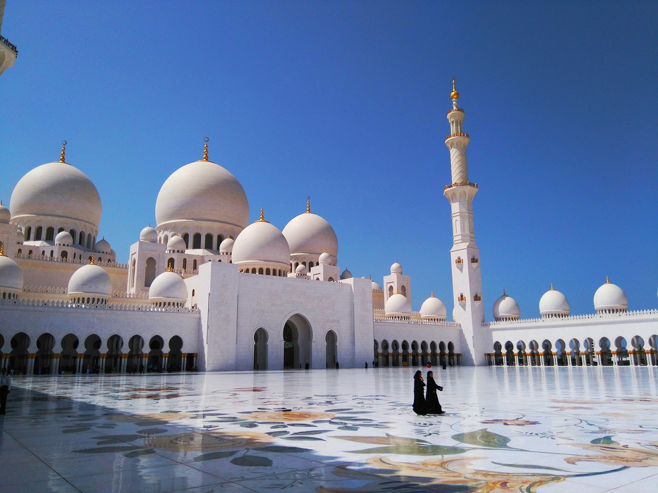 sheikh zayed mosque mosque eua free photo