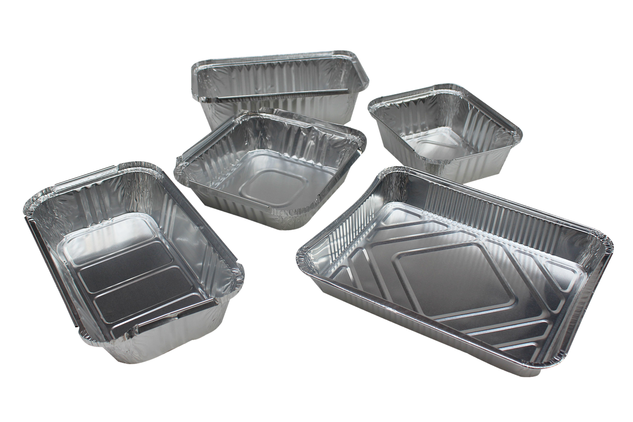 shells aluminum trays packaging free photo