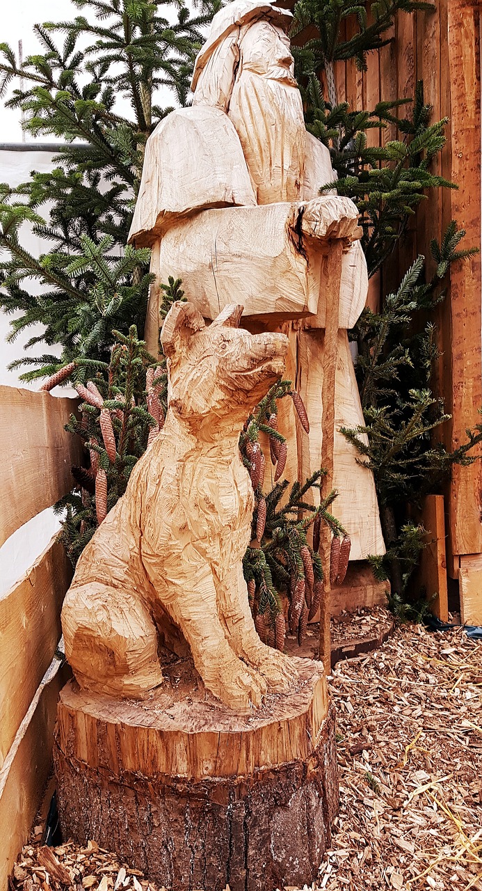 shepherd  dog  sculpture free photo