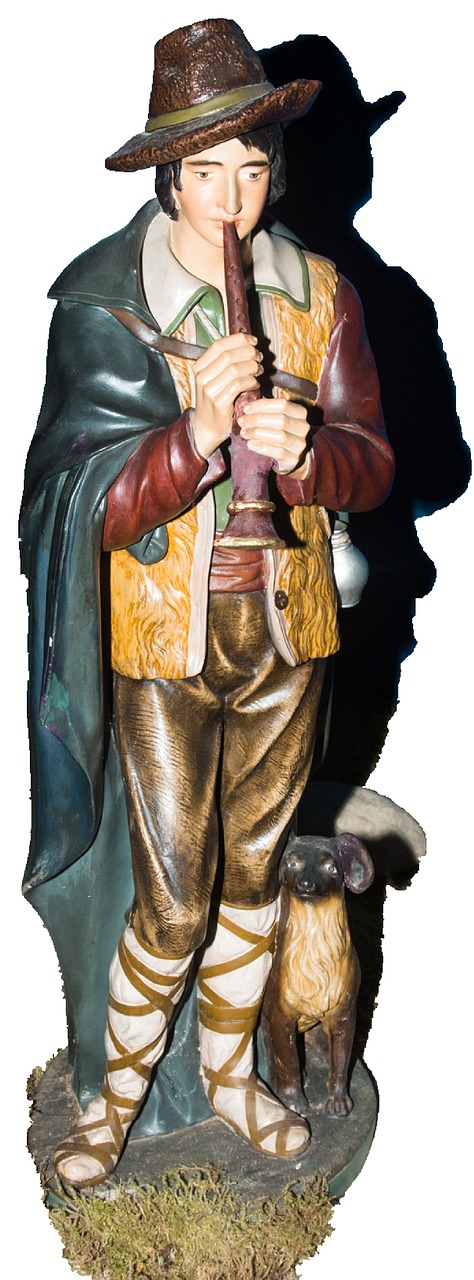 shepherd figure nativity scene free photo