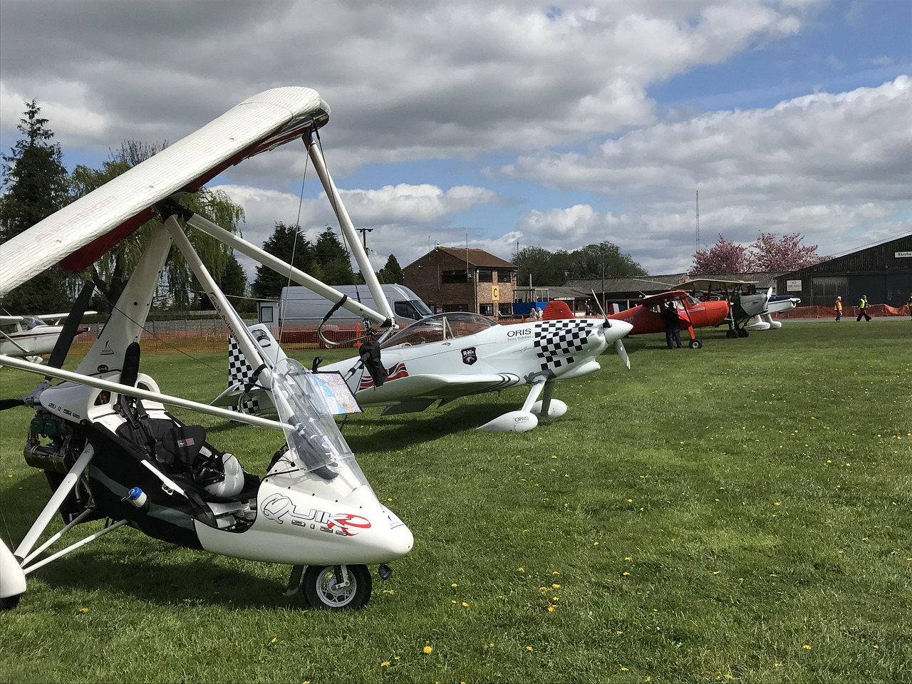 sherburn airfield fly in light aircraft free photo