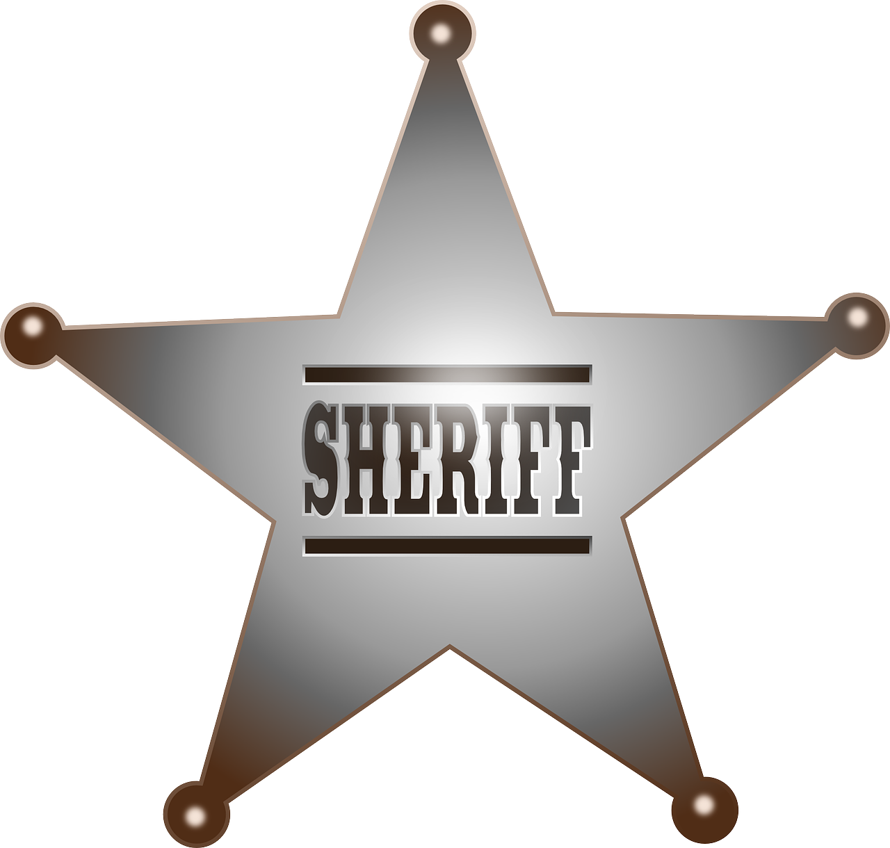 sheriff badge cowboy free photo