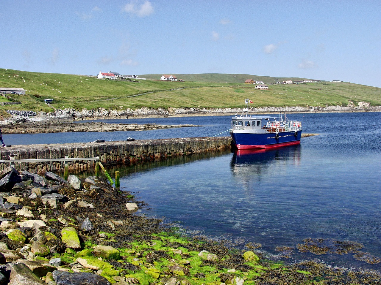 shetland isles scotland sea free photo