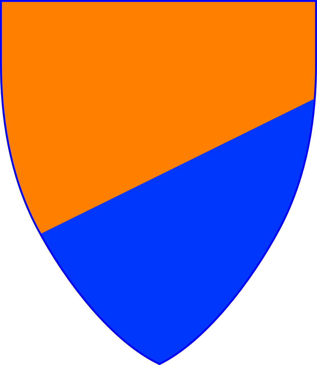 shield coat of arms blue free photo