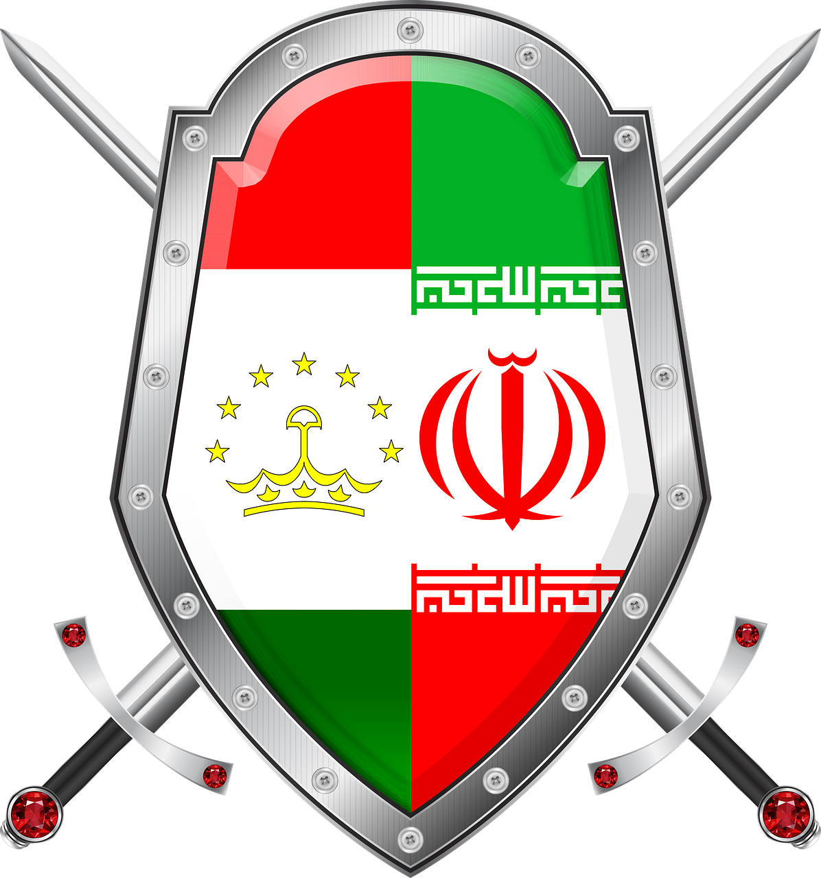 shield  iran  tajikistan free photo