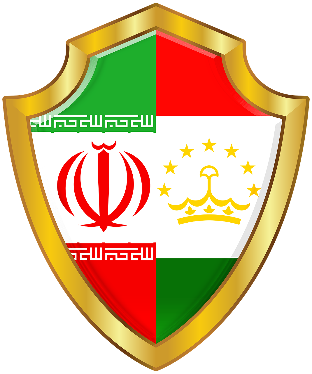 shield  iran  tajikistan free photo