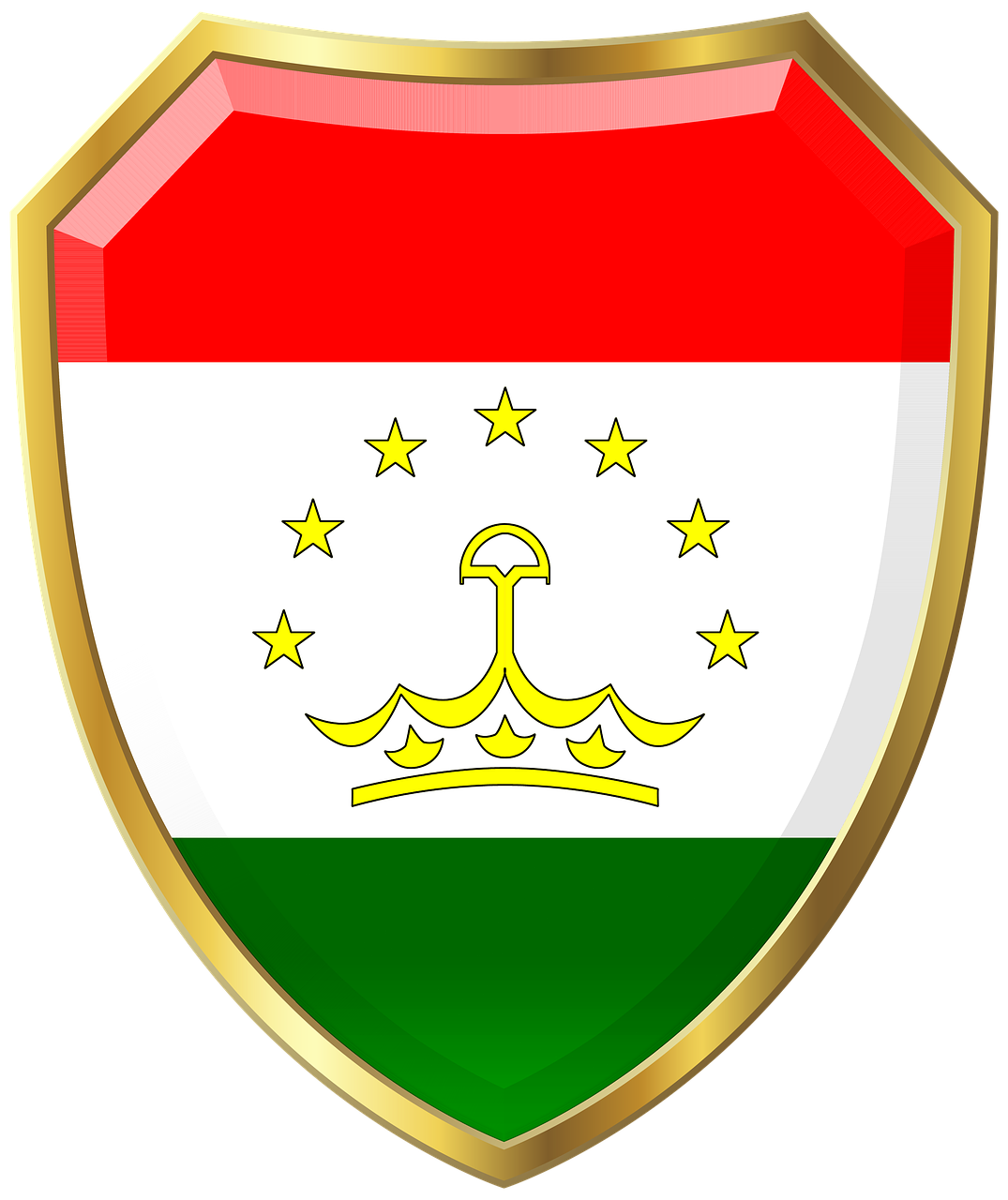 shield  iran  tajikistan free photo