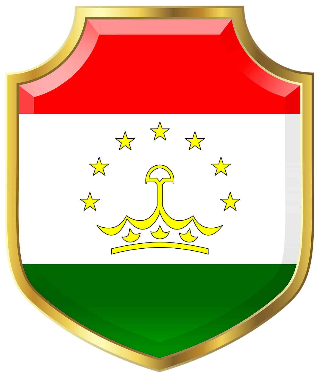 shield  iran  tajikistan free photo