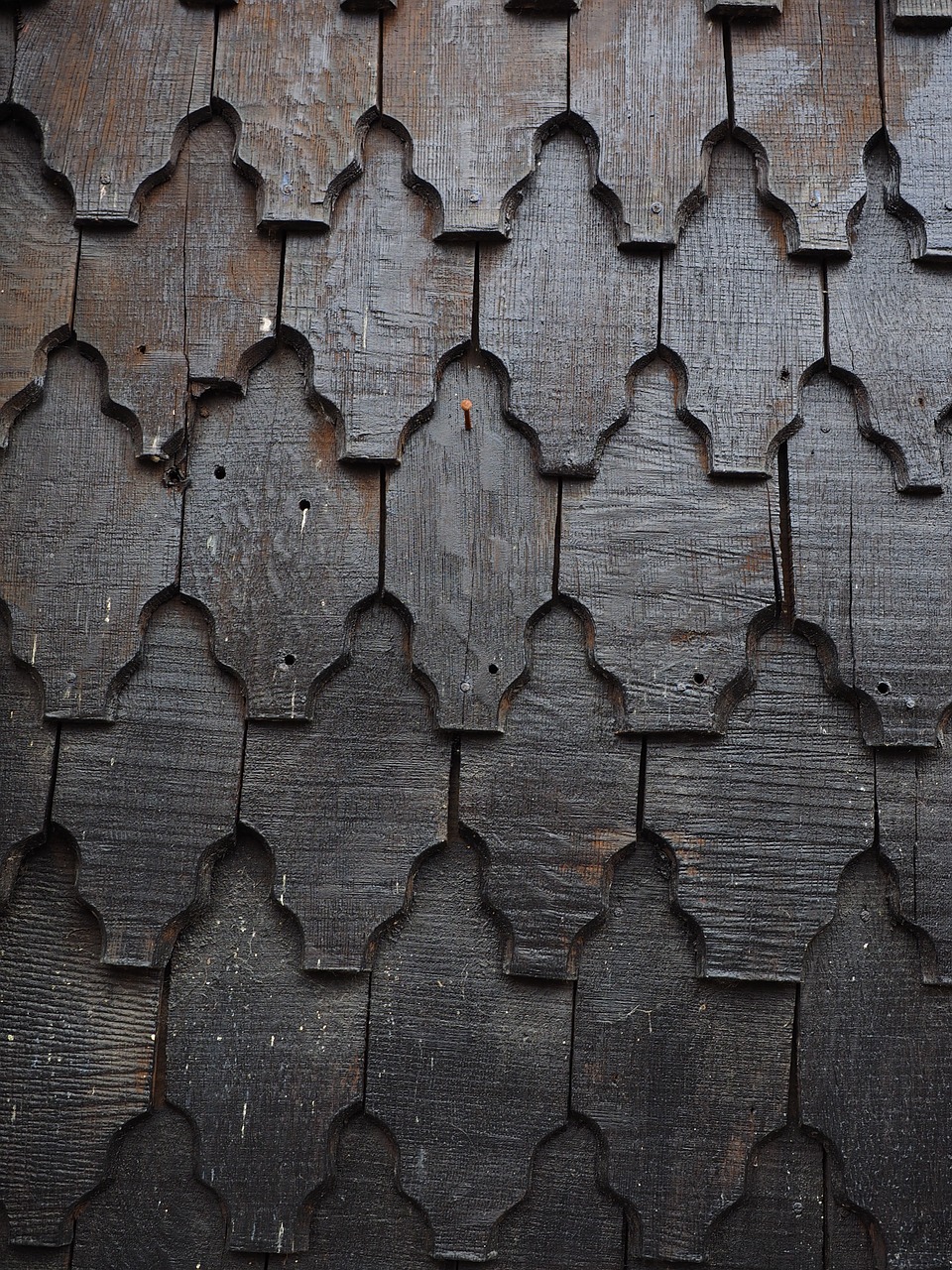 shingle wood shingles facade cladding free photo
