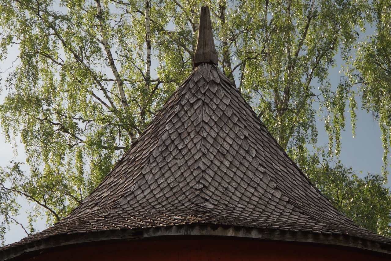 shingle roof roof wooden ceiling free photo