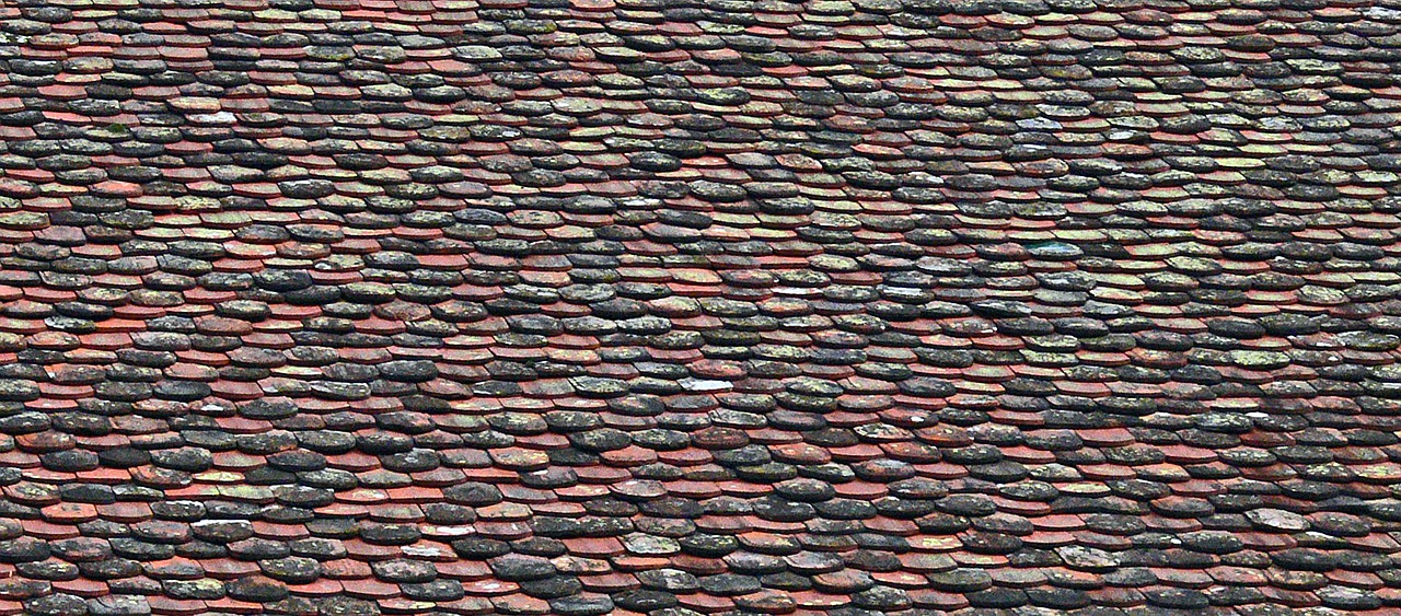 shingle roof old weathered free photo