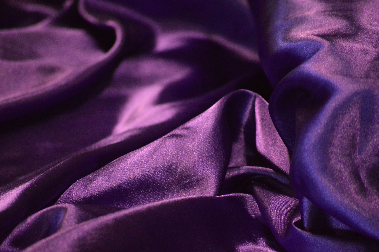shiny purple silk free photo