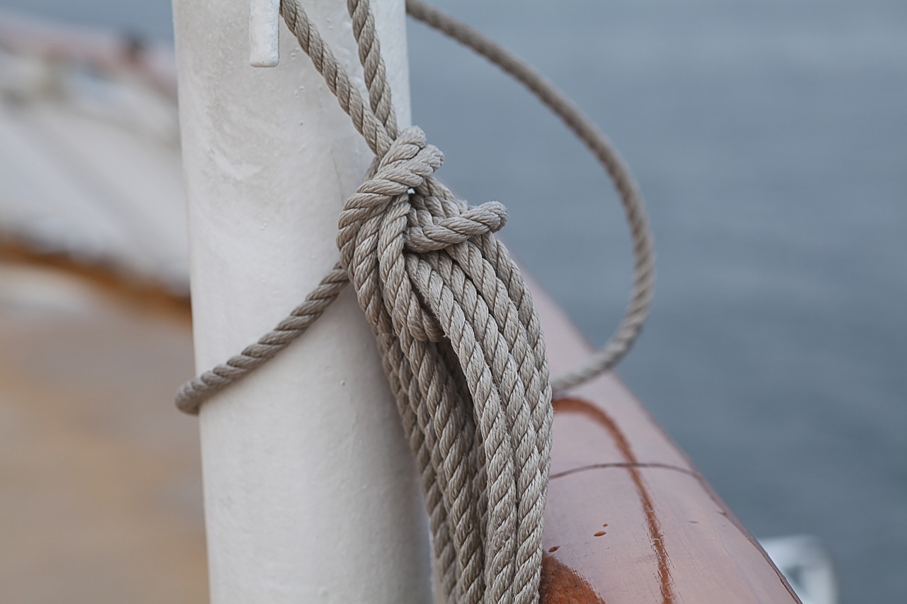 ship harness lines rope free photo